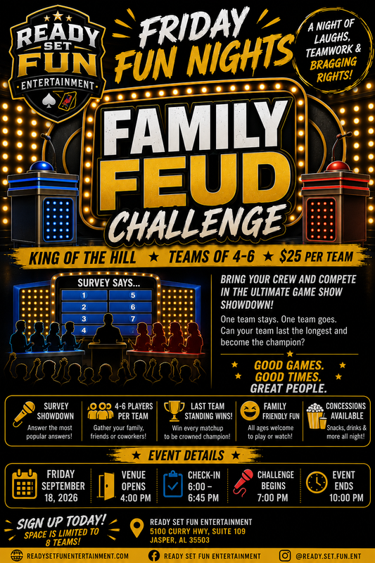 Friday Fun Nights: Family Feud Challenge