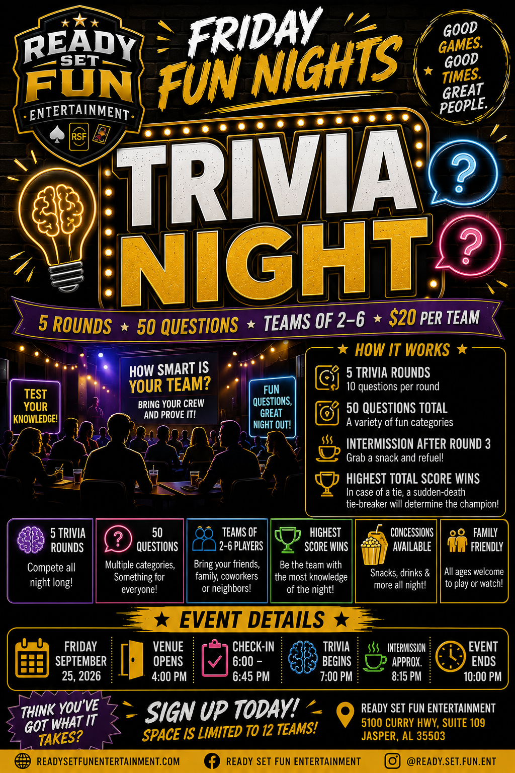 Friday Fun Nights: Trivia Night