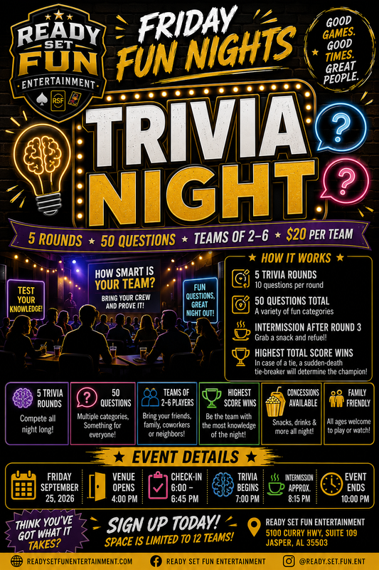 Friday Fun Nights: Trivia Night