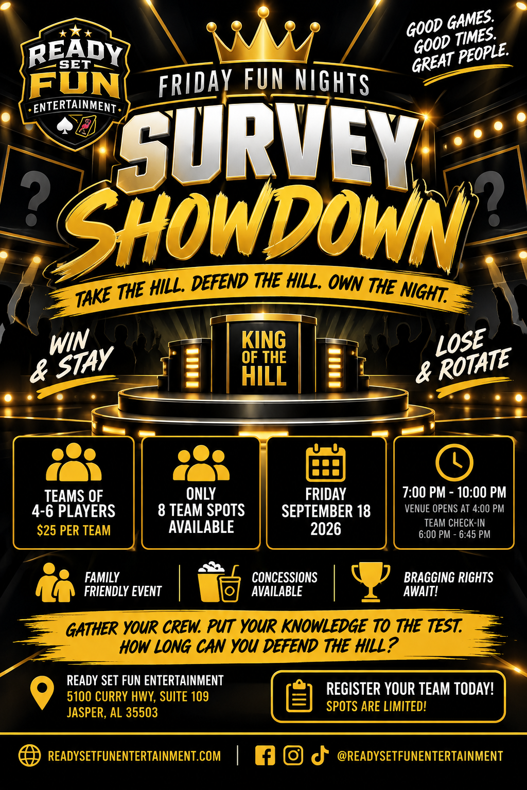 Friday Fun Nights: Survey Showdown